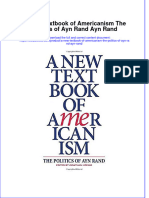 PDF A New Textbook of Americanism The Politics of Ayn Rand Ayn Rand Ebook Full Chapter