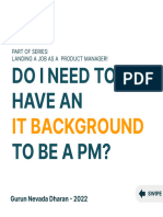 Do I Need To Have An IT Background To Be A PM