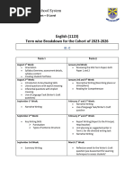 Grade 8 English HL Term 1-4 Atp | PDF | Reading Comprehension | Poetry