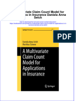 Textbook A Multivariate Claim Count Model For Applications in Insurance Daniela Anna Selch Ebook All Chapter PDF