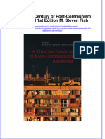 Download textbook A Quarter Century Of Post Communism Assessed 1St Edition M Steven Fish ebook all chapter pdf 
