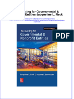 Textbook Accounting For Governmental Nonprofit Entities Jacqueline L Reck Ebook All Chapter PDF