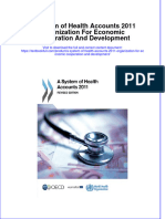 Textbook A System of Health Accounts 2011 Organization For Economic Cooperation and Development Ebook All Chapter PDF