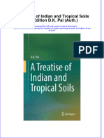 Download textbook A Treatise Of Indian And Tropical Soils 1St Edition D K Pal Auth ebook all chapter pdf 
