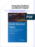 Download textbook Acute Neuronal Injury The Role Of Excitotoxic Programmed Cell Death Mechanisms Denson G Fujikawa ebook all chapter pdf 