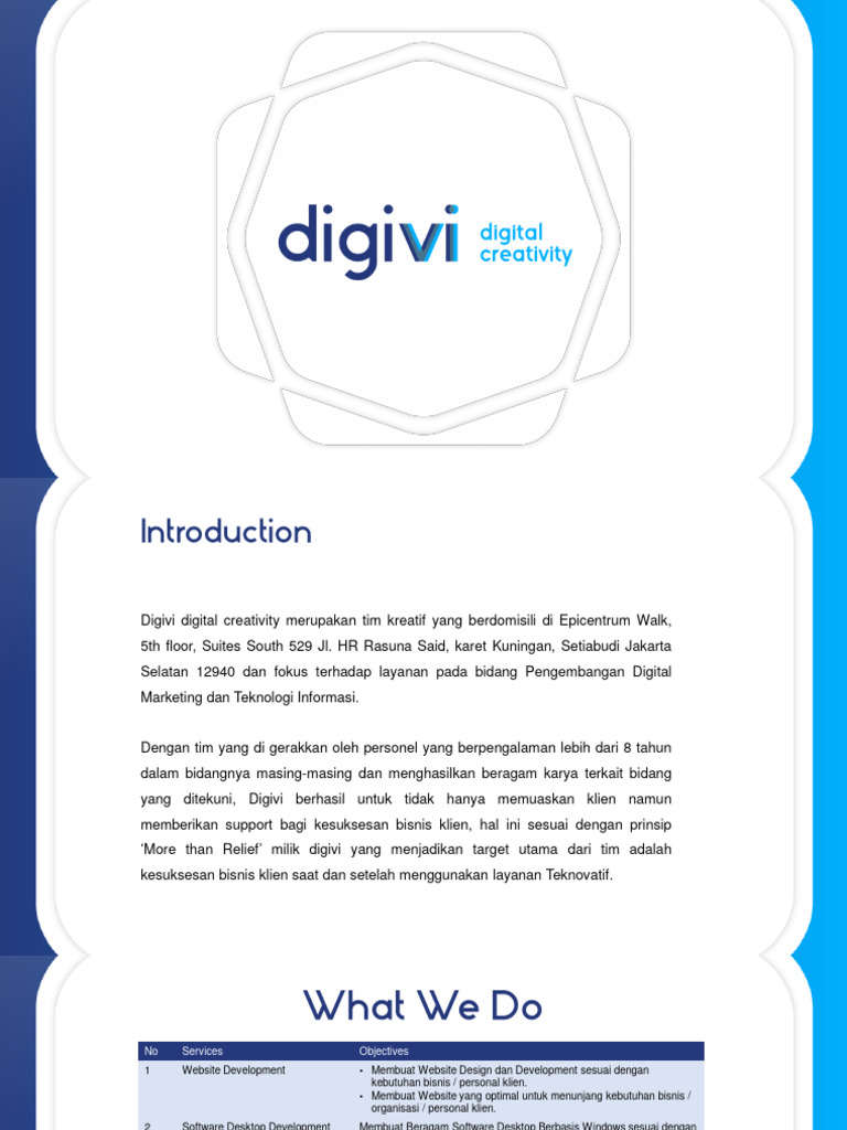 Digivi: Digital Marketing & Development Services | PDF | Websites ...