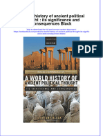 Textbook A World History of Ancient Political Thought Its Significance and Consequences Black Ebook All Chapter PDF