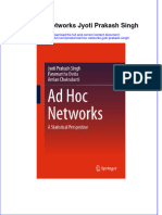 Download textbook Ad Hoc Networks Jyoti Prakash Singh ebook all chapter pdf 
