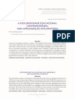 Cadernos de Pesq. FCC-A DISCURSIVIDADE EDUCACIONAL Contemporânea