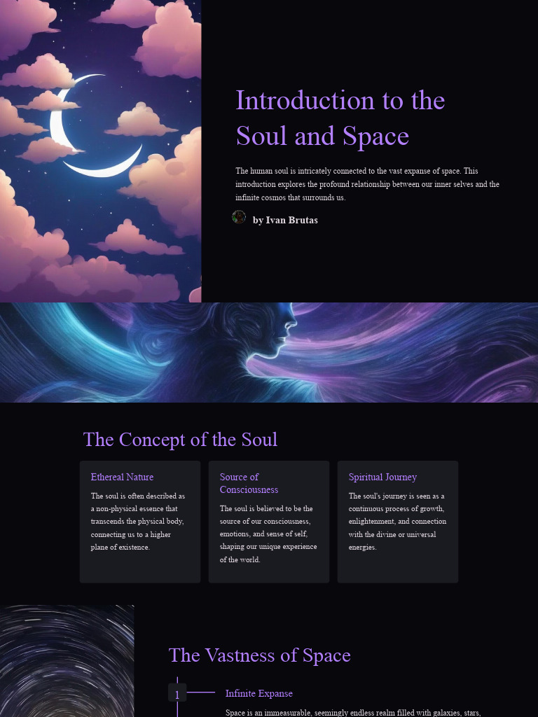 Introduction To The Soul And Space Pdf Soul Spirituality