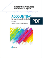 Textbook Accounting For Non Accounting Students John R Dyson Ebook All Chapter PDF