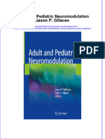 Textbook Adult and Pediatric Neuromodulation Jason P Gilleran Ebook All Chapter PDF