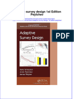 Textbook Adaptive Survey Design 1St Edition Peytchev Ebook All Chapter PDF
