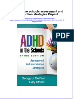 Download pdf Adhd In The Schools Assessment And Intervention Strategies Dupaul ebook full chapter 
