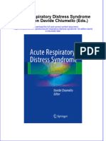 Download textbook Acute Respiratory Distress Syndrome 1St Edition Davide Chiumello Eds ebook all chapter pdf 