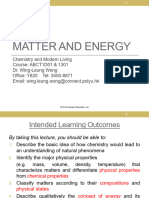 Lecture 4 - Matter and Energy - Updated by WWL