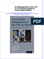 Download pdf Acute Stroke Management In The First 24 Hours A Practical Guide For Clinicians Maxim Mokin ebook full chapter 