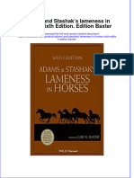 Download pdf Adams And Stashaks Lameness In Horses Sixth Edition Edition Baxter ebook full chapter 