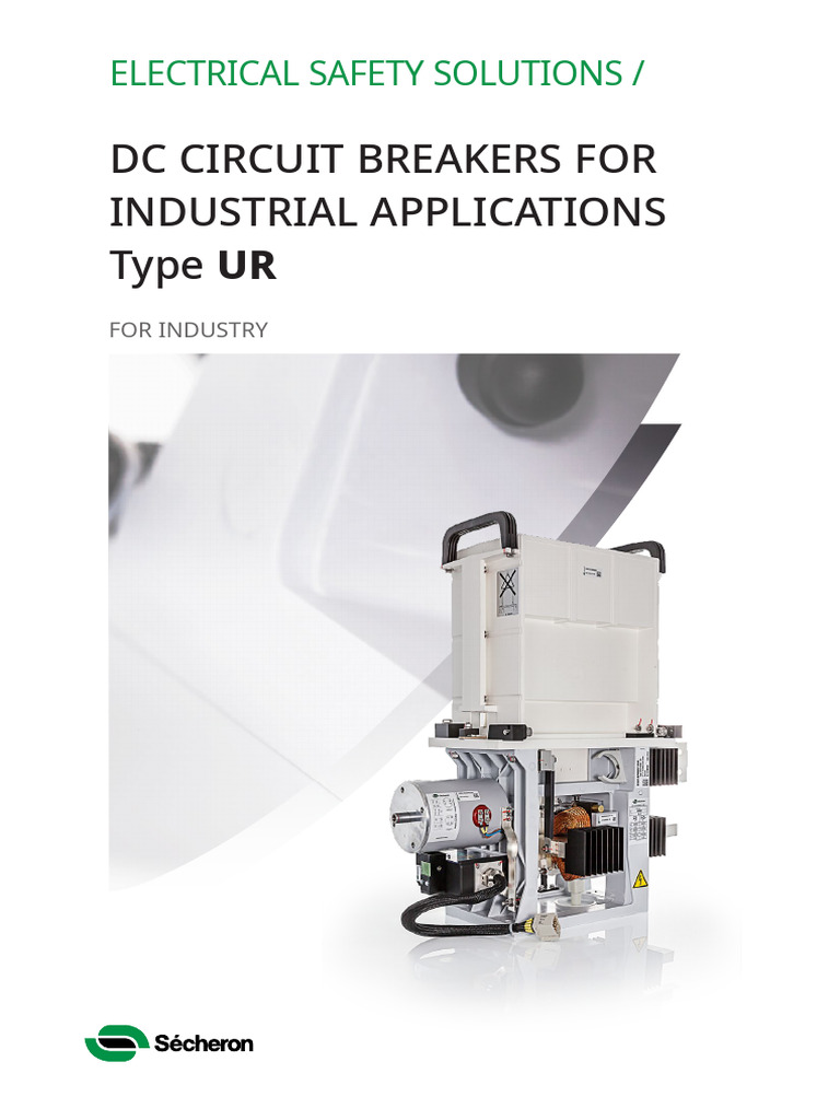 DC Circuit Breakers for Industrial Use | PDF | Direct Current ...