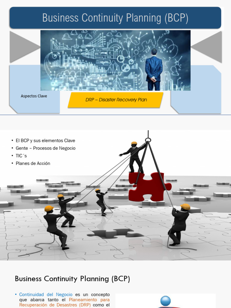 BCP y DRP: Claves para la Continuidad | PDF | Business | Pensamiento ...