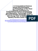Download textbook Advances In Computational Science Engineering And Information Technology Proceedings Of The Third International Conference On Computational Science Engineering And Information Technology Ccseit 2013 K ebook all chapter pdf 