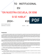 Proyecto Institucional Esi 2024