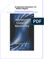 Download textbook Advanced Classical Mechanics 1St Edition Bagchi ebook all chapter pdf 