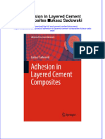 Textbook Adhesion in Layered Cement Composites Lukasz Sadowski Ebook All Chapter PDF