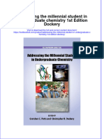 Download textbook Addressing The Millennial Student In Undergraduate Chemistry 1St Edition Dockery ebook all chapter pdf 