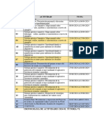 Cronograma de actividades de evaluación 2024-1