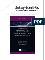 PDF Advanced Environmental Monitoring With Remote Sensing Time Series Data and R 1St Edition Alexandra Gemitzi Ebook Full Chapter