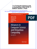 Download textbook Advances In Computer Science And Ubiquitous Computing Csa Cute 17 1St Edition James J Park ebook all chapter pdf 