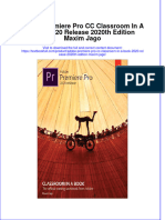 Download pdf Adobe Premiere Pro Cc Classroom In A Book 2020 Release 2020Th Edition Maxim Jago ebook full chapter 