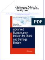 Download textbook Advanced Maintenance Policies For Shock And Damage Models 1St Edition Xufeng Zhao ebook all chapter pdf 