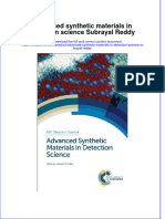 Download textbook Advanced Synthetic Materials In Detection Science Subrayal Reddy ebook all chapter pdf 