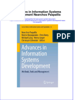 Download textbook Advances In Information Systems Development Nearchos Paspallis ebook all chapter pdf 