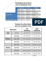 Web Tuition Due Dates 11-12