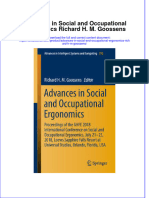 Textbook Advances in Social and Occupational Ergonomics Richard H M Goossens Ebook All Chapter PDF