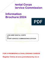 Army Dental Corps Notification 2024 PDF