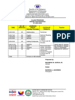 Half Day Schedule