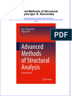 Download full chapter Advanced Methods Of Structural Analysis Igor A Karnovsky pdf docx