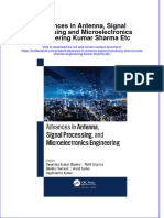 Download full chapter Advances In Antenna Signal Processing And Microelectronics Engineering Kumar Sharma Etc pdf docx