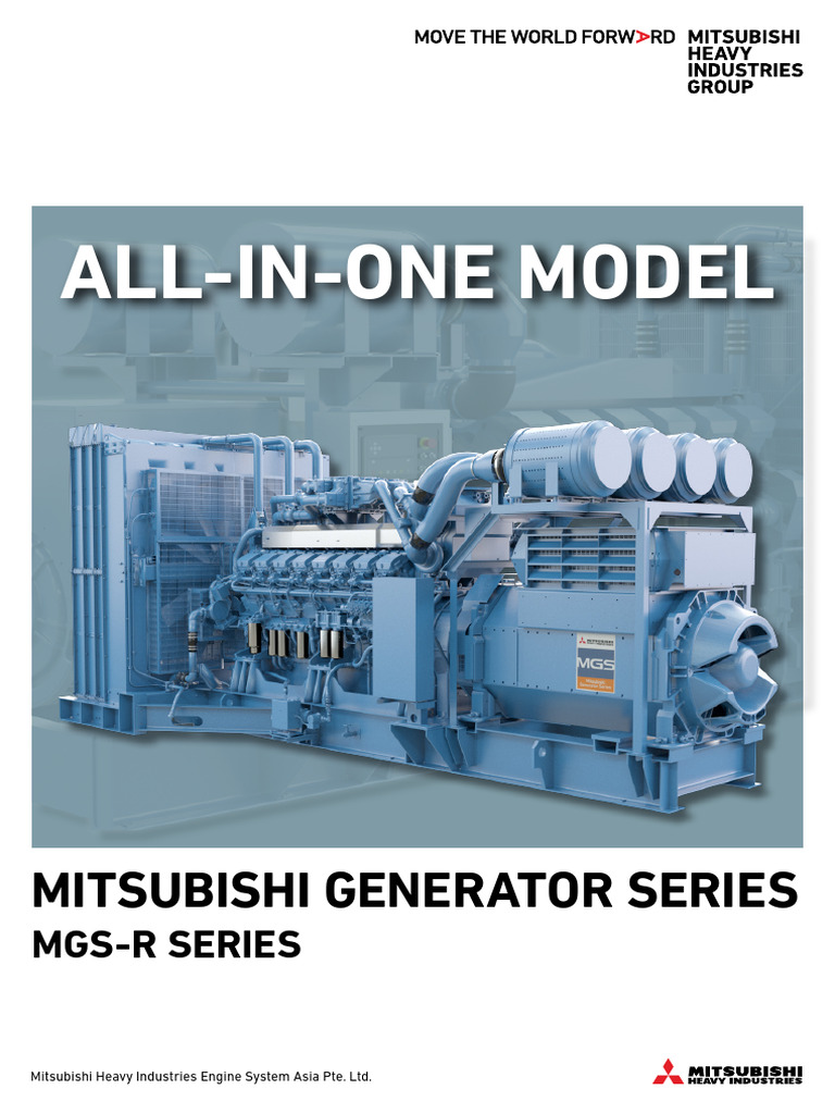 Mitsubishi MGS-R Generator Series Overview | PDF | Engines | Diesel Engine