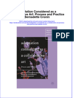 PDF Adaptation Considered As A Collaborative Art Process and Practice Bernadette Cronin Ebook Full Chapter