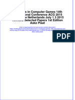 Download pdf Advances In Computer Games 14Th International Conference Acg 2015 Leiden The Netherlands July 1 3 2015 Revised Selected Papers 1St Edition Aske Plaat ebook full chapter 