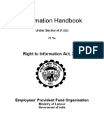 RTI Information Handbook of EPF