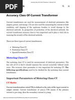 CT Accuracy Class