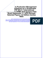 Download textbook Advances In Production Management Systems Initiatives For A Sustainable World Ifip Wg 5 7 International Conference Apms 2016 Iguassu Falls Brazil September 3 7 2016 Revised Selected Papers 1St Edition ebook all chapter pdf 