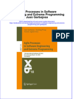 Download textbook Agile Processes In Software Engineering And Extreme Programming Juan Garbajosa ebook all chapter pdf 