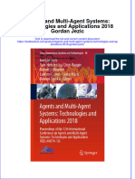 Textbook Agents and Multi Agent Systems Technologies and Applications 2018 Gordan Jezic Ebook All Chapter PDF